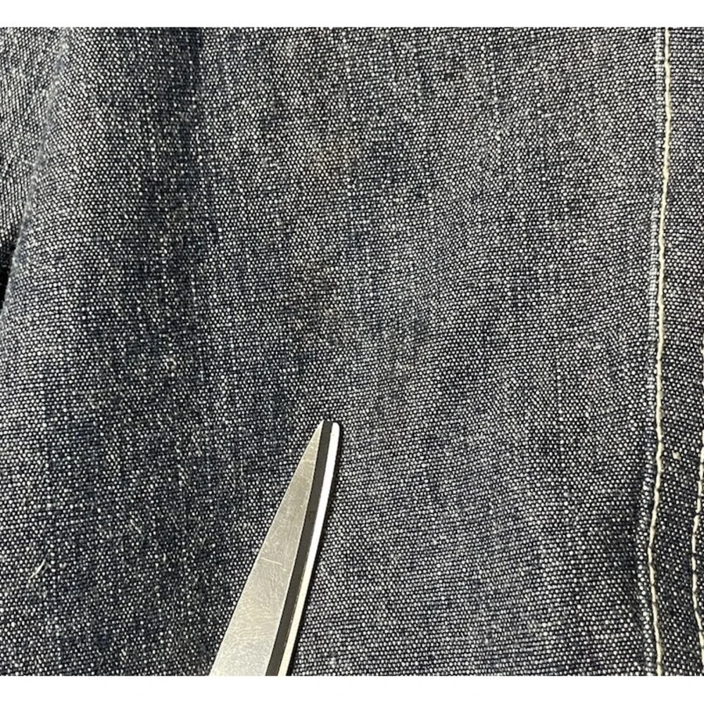 Vintage Y2K‎ Raw Blue Nurealms Blazer Denim Jean Sport Jacket Coat Mens 2XL